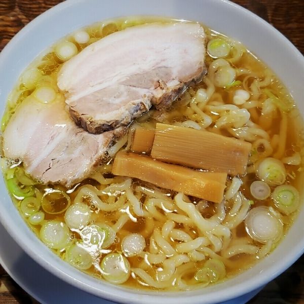 「手もみ中華そば（並）７１０円」@つけめん・らーめん 活龍 茨大前店の写真