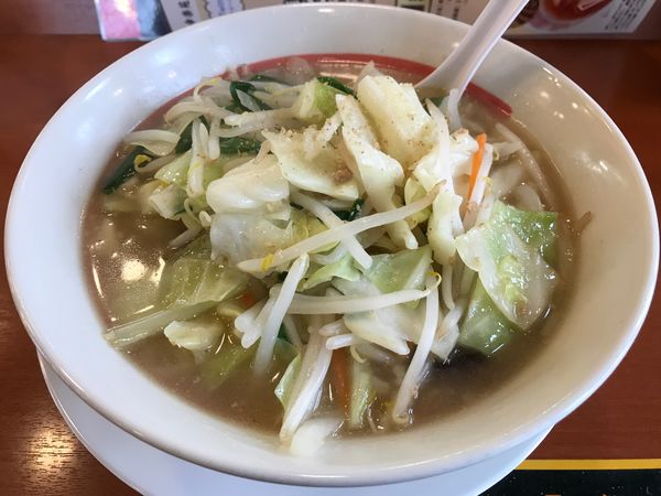 「塩野菜たんめん　640円」@幸楽苑 幸町店の写真