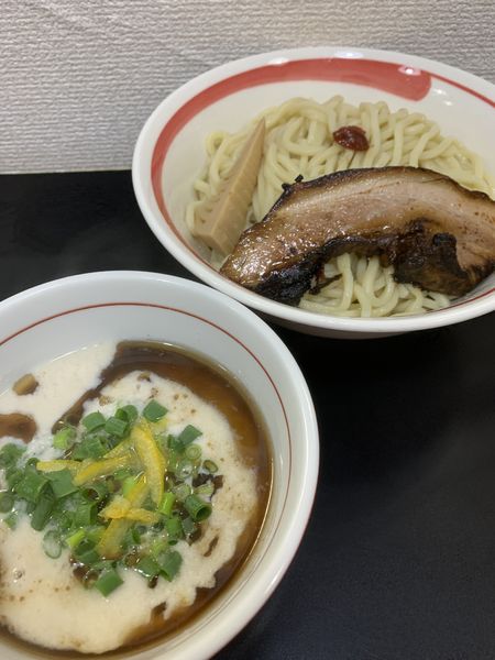 「限定　鷄ポタつけ麺　大盛り」@自家製麺SHINの写真