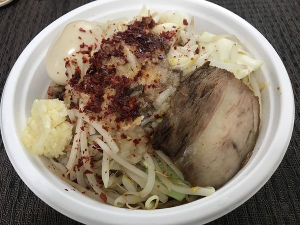 「レッドバッファ郎 テイクアウト 1,000円」@麺牛 ひろせの写真