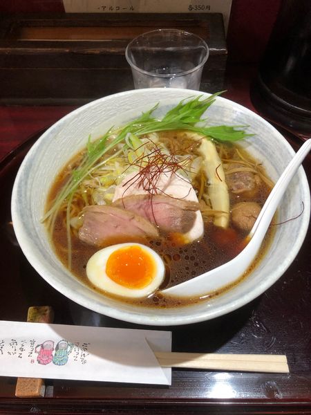 「鴨出汁中華SOBA(醤油)」@和出汁中華SOBA 山わさびの写真