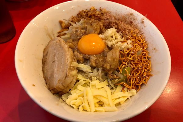 「まぜそば830円」@豚ゆうの写真