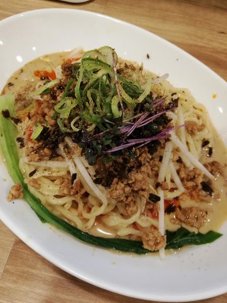 「汁無し担々麺」@はつがい商店の写真