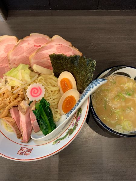 「味玉チャーシューつけ麺」@中華麺きなりの写真