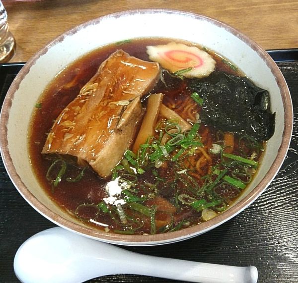 「角蒸しらーめん 660円」@中華園の写真