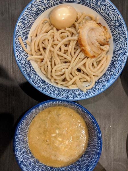 「濃厚つけ麺  味玉トッピング」@麺処 あら井の写真