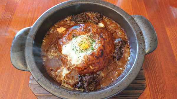「昔の焼きカレー（レギュラー）　１１００円」@伽哩本舗 門司港レトロ店の写真