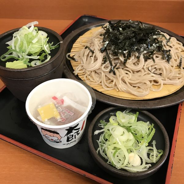 「ざる（￥390）＋納豆（クーポン）」@ゆで太郎 大鳥居店の写真