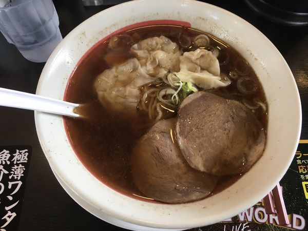 「酒田のふわとろワンタンメン(740¥)」@幸楽苑 茨城東海店の写真