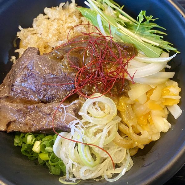 「【テイクアウト】カレーまぜ麺」@牛骨ロックの写真