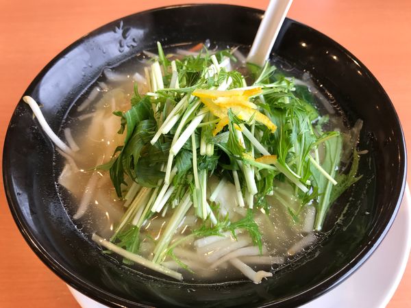 「『期間限定】ゆず塩野菜らーめん　580円」@幸楽苑 南吉成店の写真