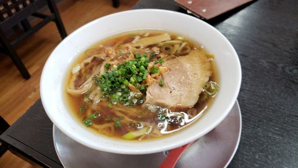 「【限定】中華そば(ネギ油)780円」@栃木中華そば 神志の写真