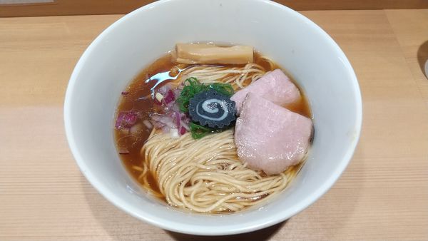 「のどくろそば(1000円)」@らぁ麺 はやし田 新宿本店の写真