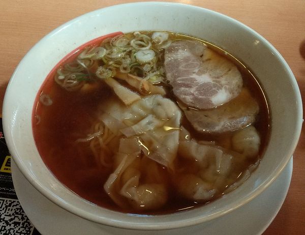 「＜酒田のふわとろ＞ワンタンメン　740円」@幸楽苑 調布深大寺店の写真