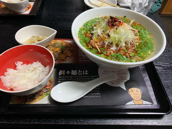 「汁あり坦々麺」@陳麻婆豆腐Maejimaの写真