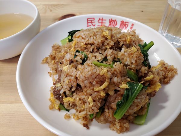 「牛肉炒飯」@民生炒飯 横浜中華街店の写真