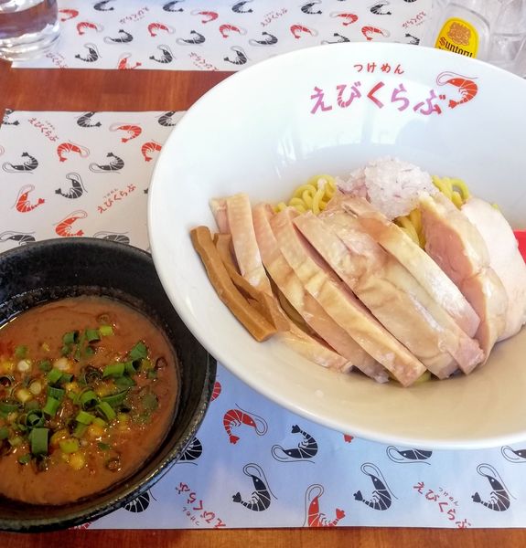 「えびつけめん､鶏もも」@えびくらぶの写真