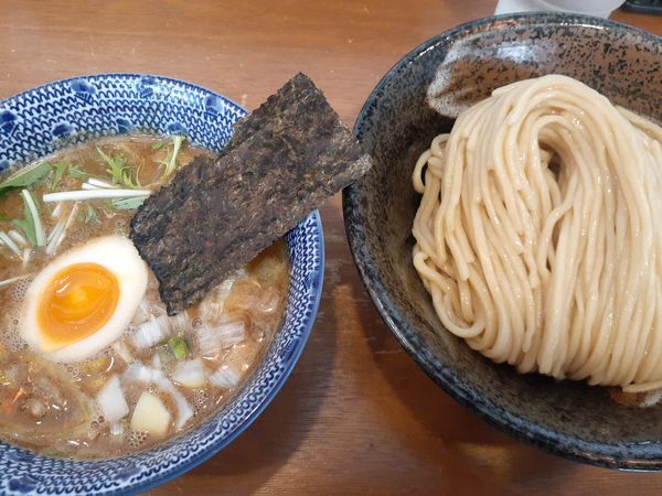 「【４月限定麺】柚子つけめん」@つけめん 桜の如くの写真