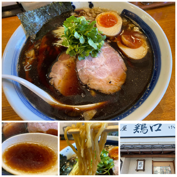 「黒煮干しそば 800円」@麺屋 鶏口の写真