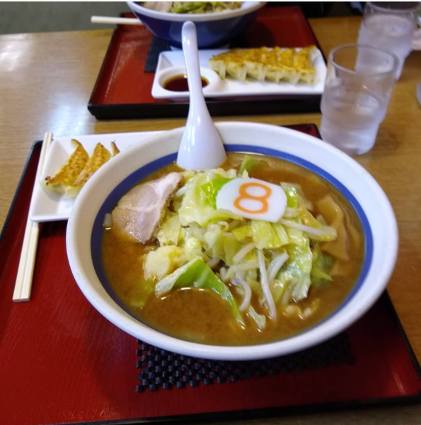「味噌ラーメン」@8番らーめん 御幸店の写真