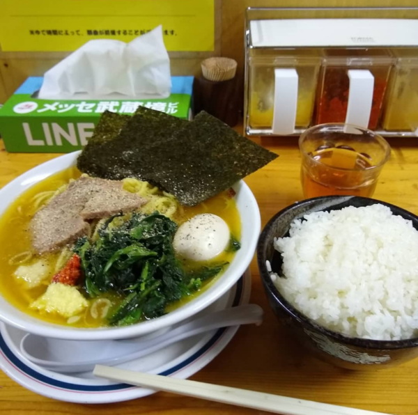 「家系ラーメン」@横浜家系ラーメン 武蔵境つばさ家の写真