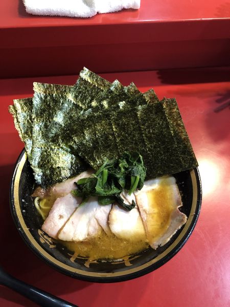 「チャーシュー麺　ノリマシ」@家系総本山 ラーメン吉村家の写真