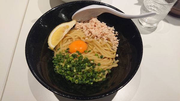 「麦と卵」@和えそば・らーめん 胡麦の写真