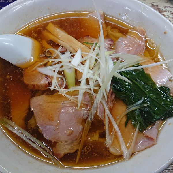 「チャーシューワンタンメン1100円」@手打 焔の写真