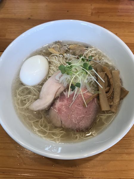 「貝出汁そば」@麺笑 コムギの夢の写真