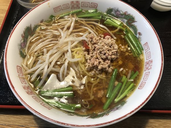 「台湾ラーメンセット　800円」@華盛楼の写真