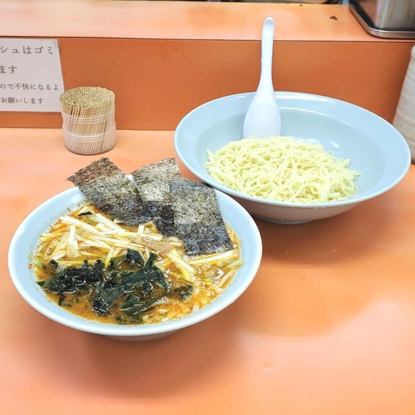 「ネギつけ麺（小）＋ネギ」@ラーメン関口の写真