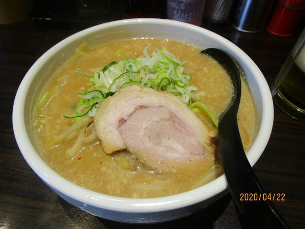 「味噌ラーメン半炒飯 900円」@北海道ラーメン なまら 浅草店の写真