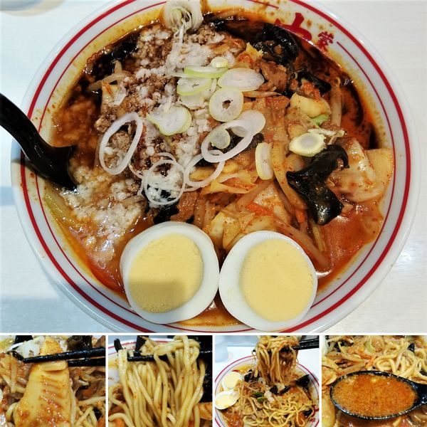 「五目味噌タンメン＋背脂＋マー油＝1140円」@蒙古タンメン 中本 御徒町店の写真