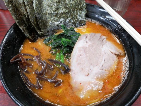 「ファイヤラーメン」@横浜ラーメン武蔵家 菊名店の写真