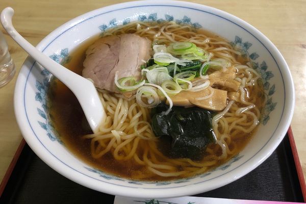 「ラーメン 450円」@江戸屋の写真