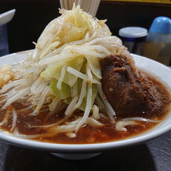 「大らーめん950円(ヤサイニンニク)」@ぶたけん。の写真