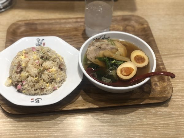 「ラーメン(B)セット」@れんげ食堂 Toshu 練馬高野台店の写真