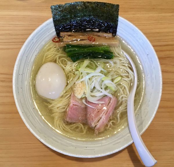 「クラフトビール＋おつまみ盛 → 味玉らぁ麺 塩」@麺屋 さくら井の写真