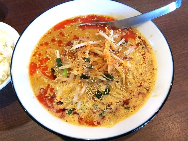 「金須屋白胡麻担担麺小　750円」@金須屋 担担麺 梨圓の写真