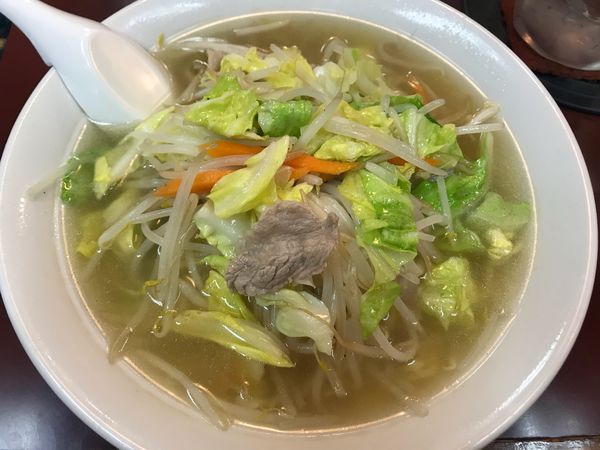 「タンメン」@ラーメン中本 新宿店の写真