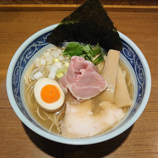 「一番搾りの煮干しそば (750円)」@寿製麺よしかわ 川越店の写真