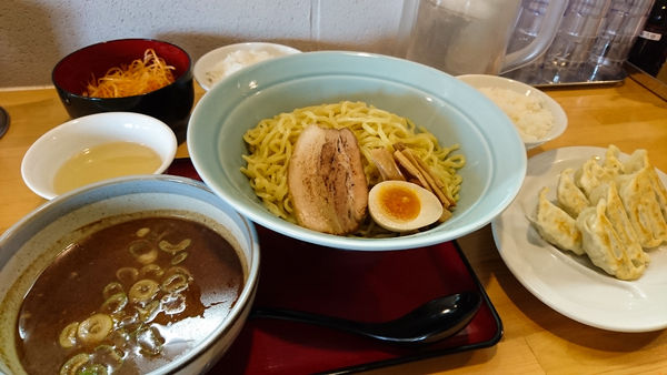 「もりそば+特盛り+辛ネギ+BセットW」@優勝軒 狭山店の写真