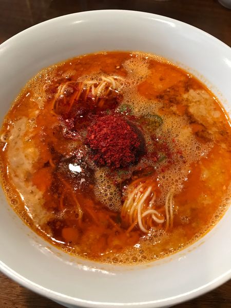 「麻辣担担麺(950円)」@創作麺工房 鳴龍の写真