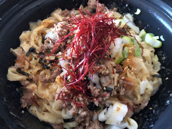 「汁無し坦々麺」@燕三条中華そば ぎと家 武里本店の写真
