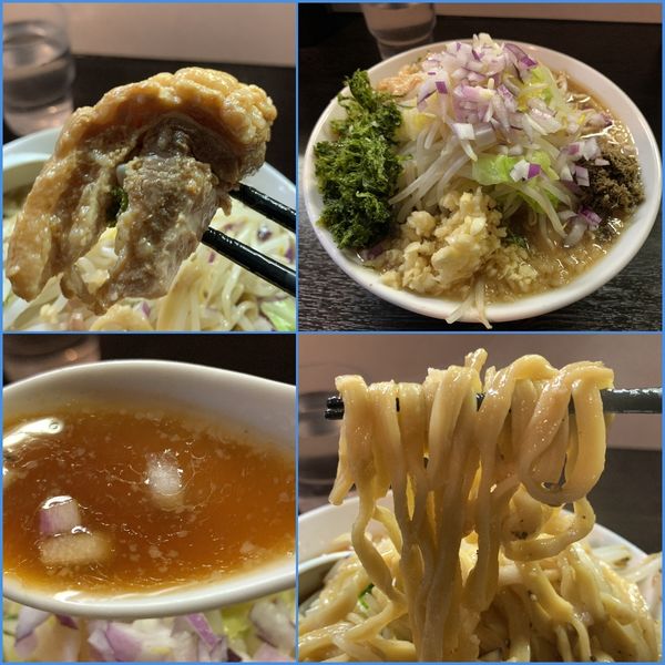 「【限定】背脂煮干しラーメン¥1000+あおさ海苔¥100」@豚星。の写真