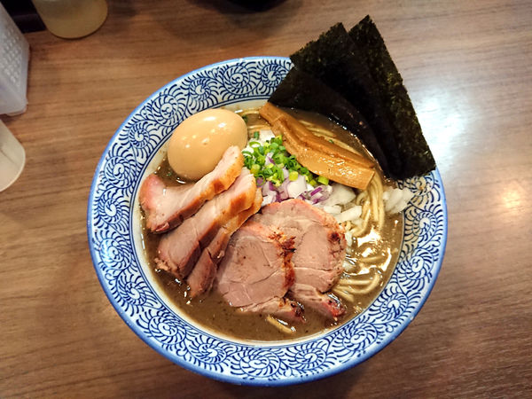 「特製極上濃厚煮干しそば」@煮干しつけ麺 宮元の写真