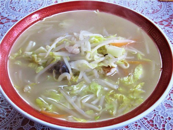 「タンメン＋半チャーハンセット（980円）」@中華料理 幸楽の写真