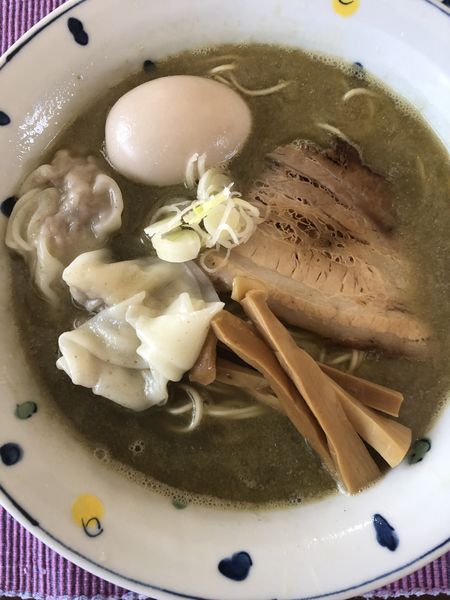 「中華そば＋ワンタン＋味玉（持ち帰り）」@中華そば 西川の写真