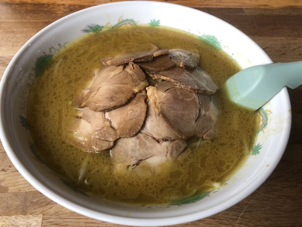 「味噌カレーラーメン、チャーシュートッピング。」@羅阿麺館の写真