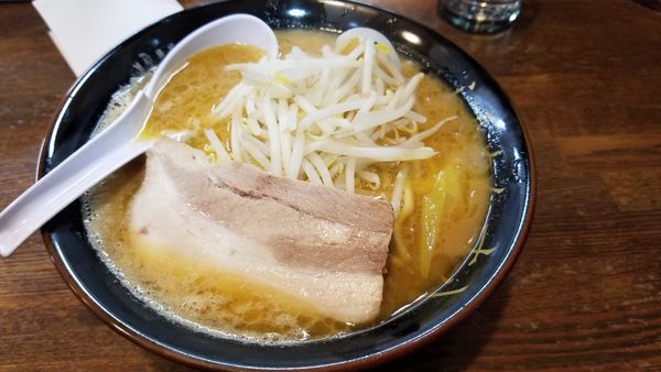 「信州味噌らあめん」@らあめん 寸八 総本店の写真